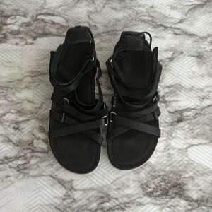 leather sandals
